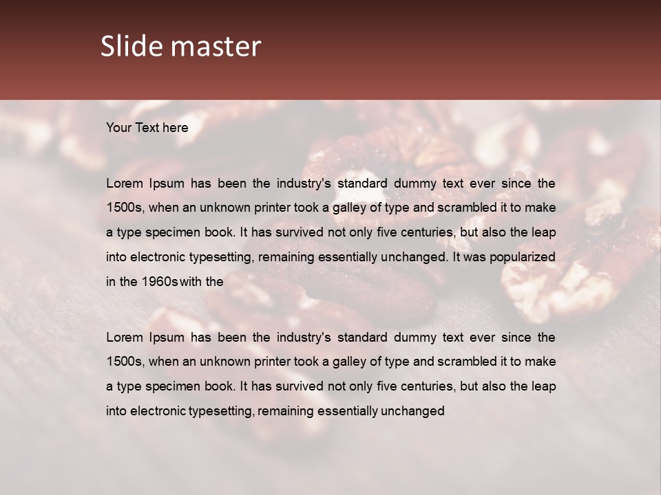 Beach Caucasian Coastal PowerPoint Template