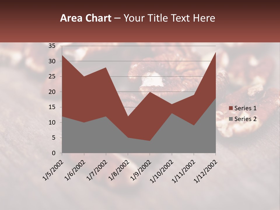 Beach Caucasian Coastal PowerPoint Template