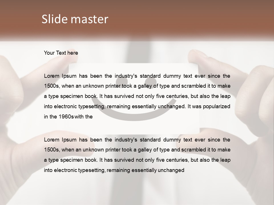 Peaceful Calm Beach PowerPoint Template