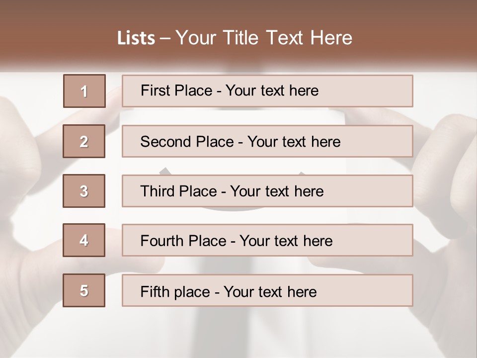 Peaceful Calm Beach PowerPoint Template