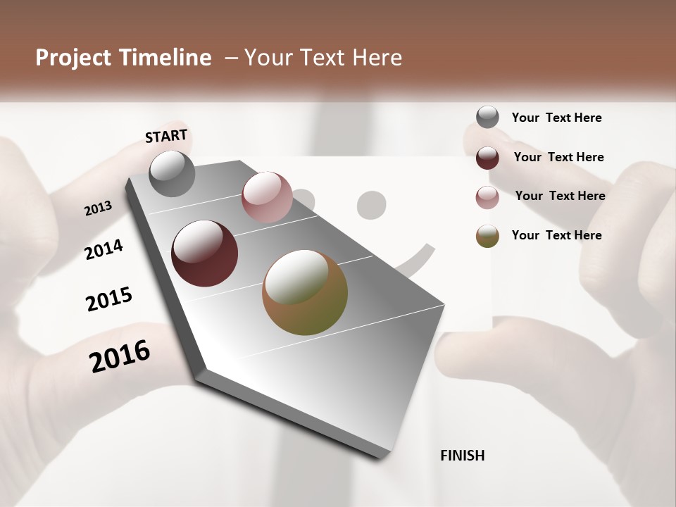 Peaceful Calm Beach PowerPoint Template