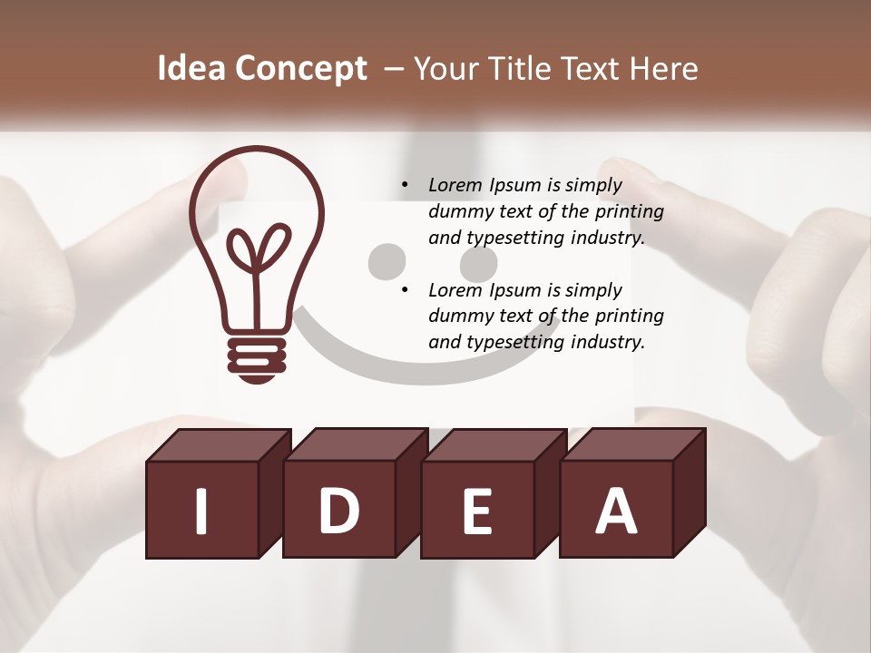 Peaceful Calm Beach PowerPoint Template