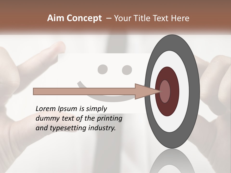 Peaceful Calm Beach PowerPoint Template