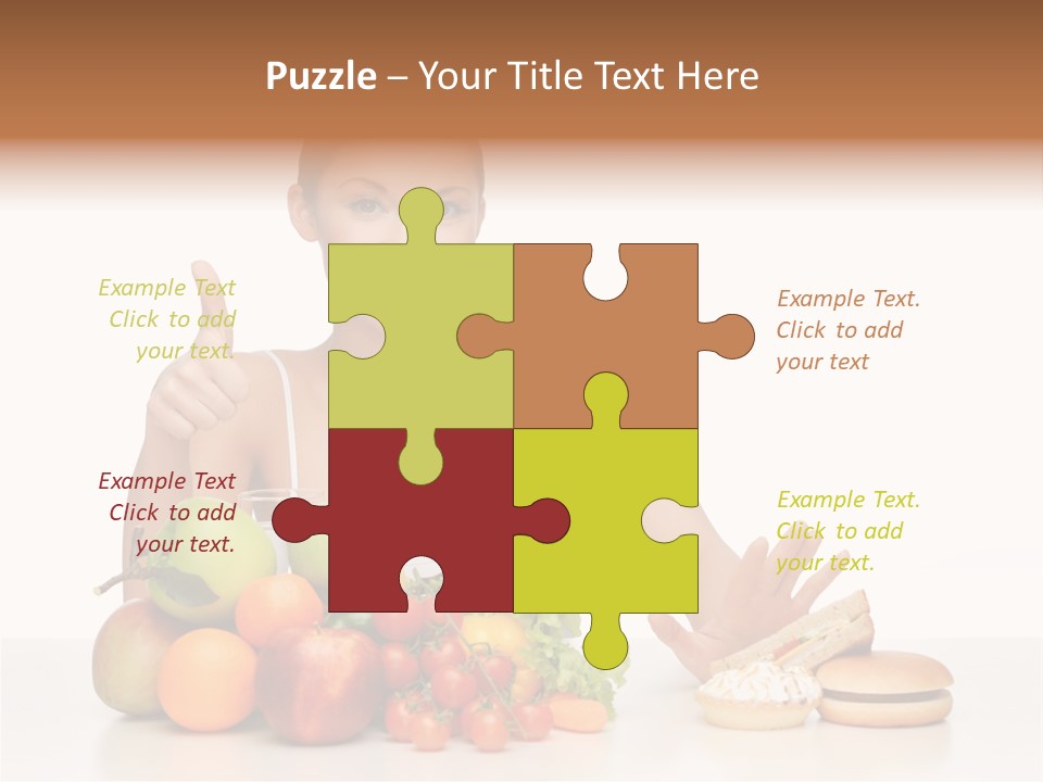 Ocean Standing Sunrise PowerPoint Template