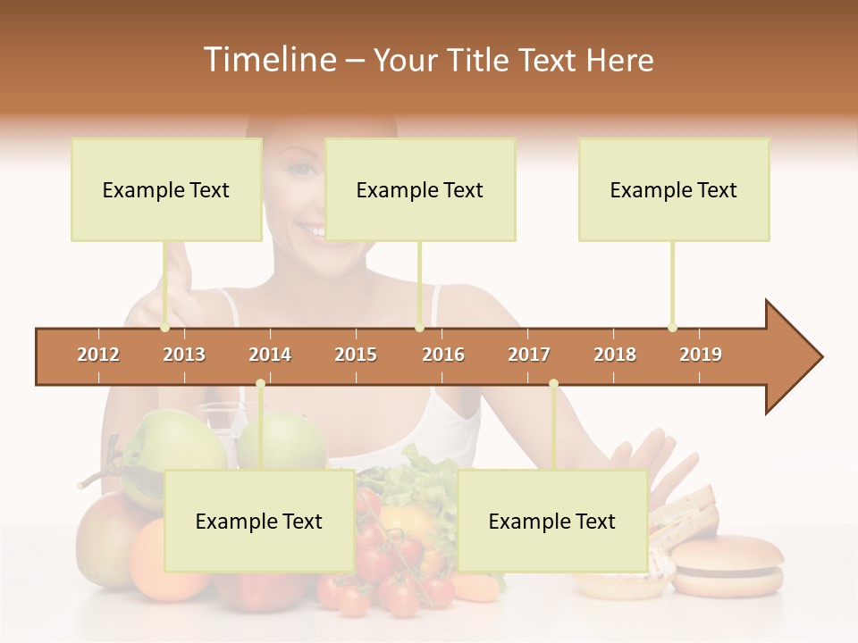 Ocean Standing Sunrise PowerPoint Template