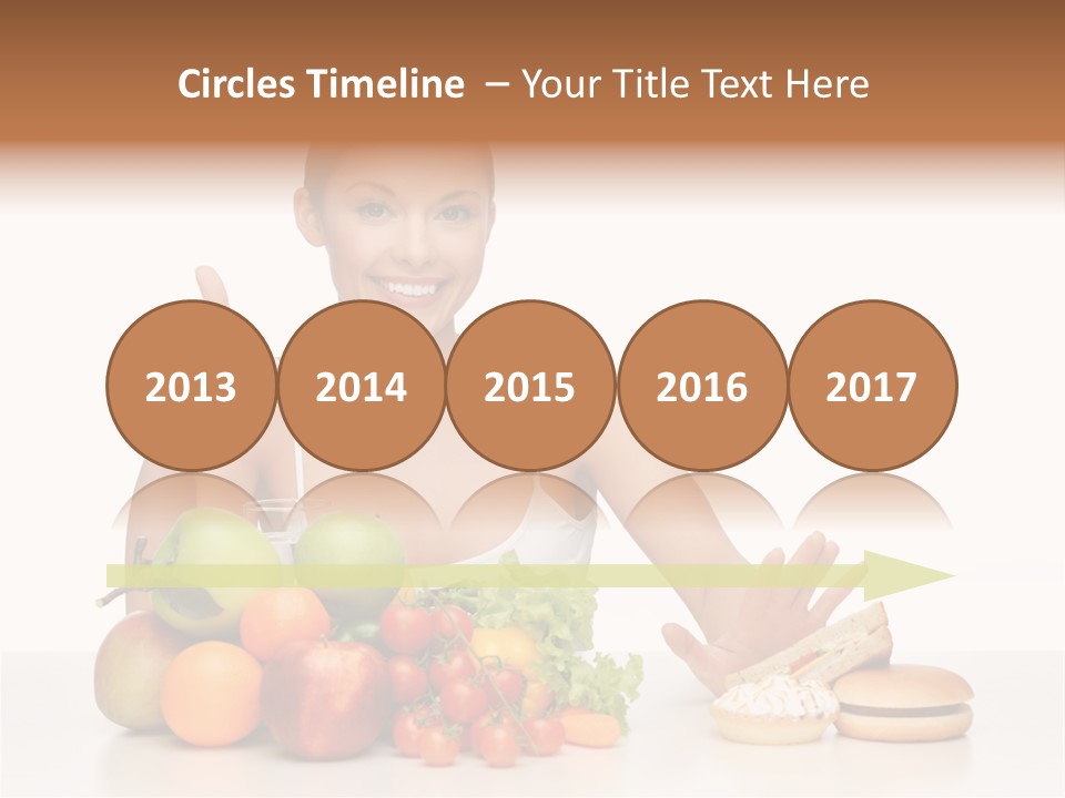 Ocean Standing Sunrise PowerPoint Template