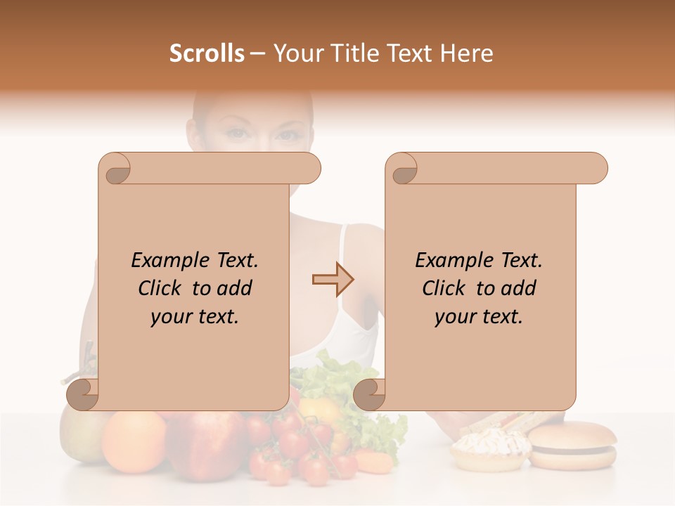 Ocean Standing Sunrise PowerPoint Template