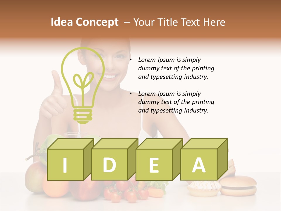 Ocean Standing Sunrise PowerPoint Template