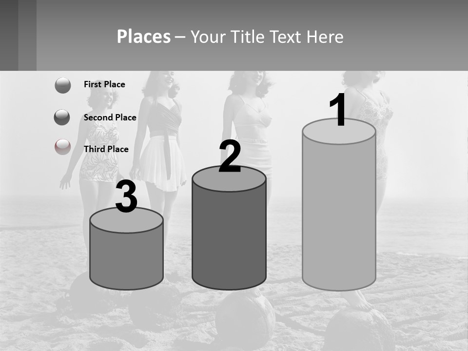 Standing Peaceful Lifestyle PowerPoint Template