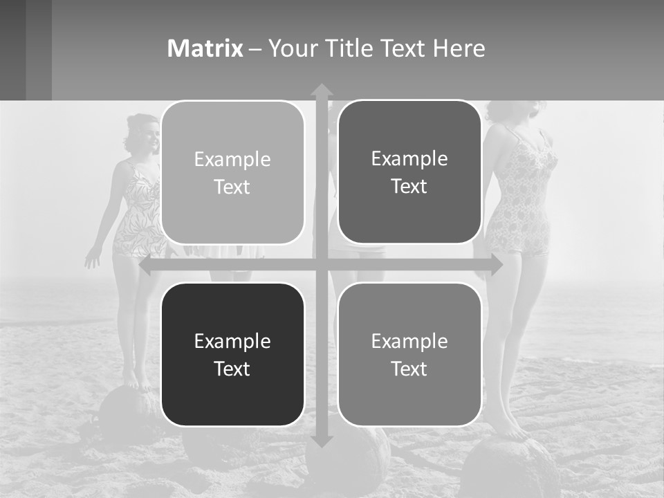 Standing Peaceful Lifestyle PowerPoint Template