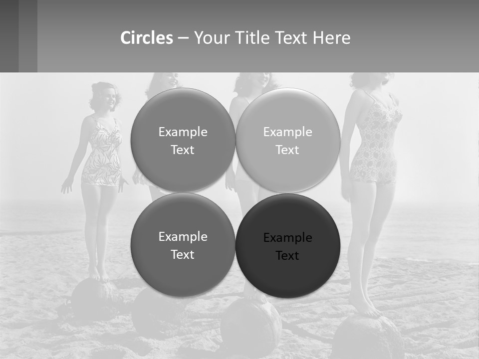 Standing Peaceful Lifestyle PowerPoint Template