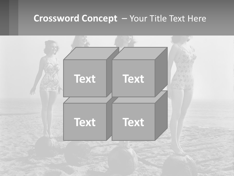 Standing Peaceful Lifestyle PowerPoint Template