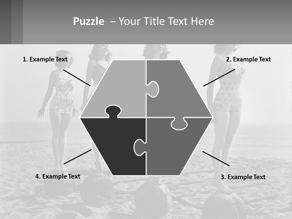 Standing Peaceful Lifestyle PowerPoint Template