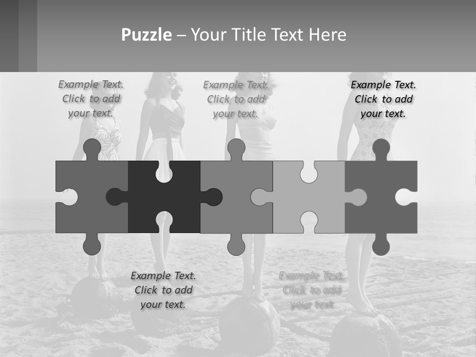 Standing Peaceful Lifestyle PowerPoint Template