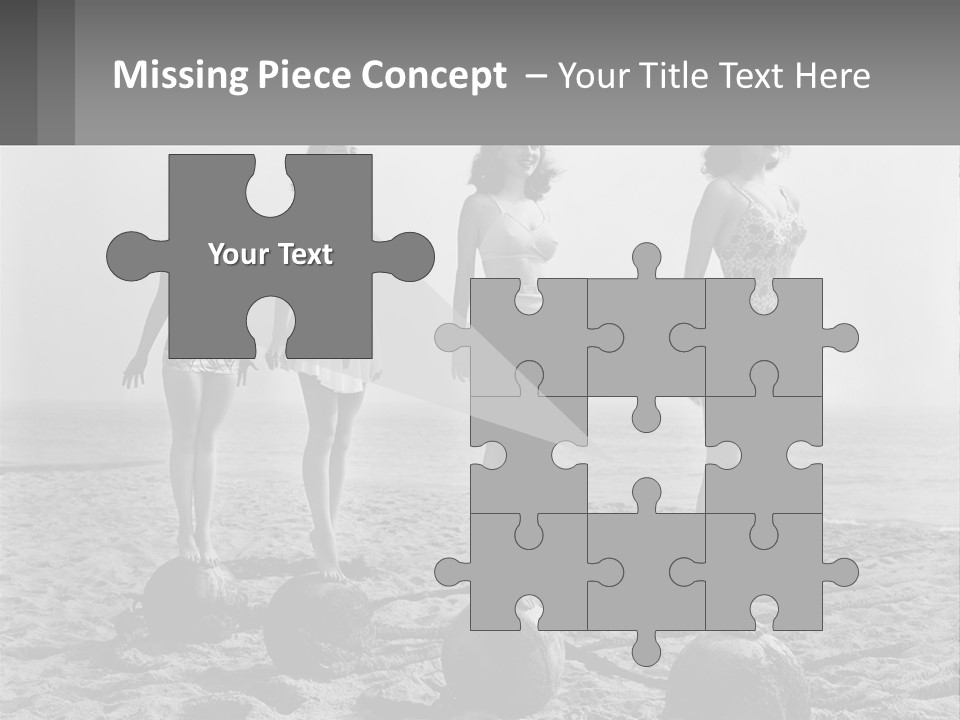 Standing Peaceful Lifestyle PowerPoint Template