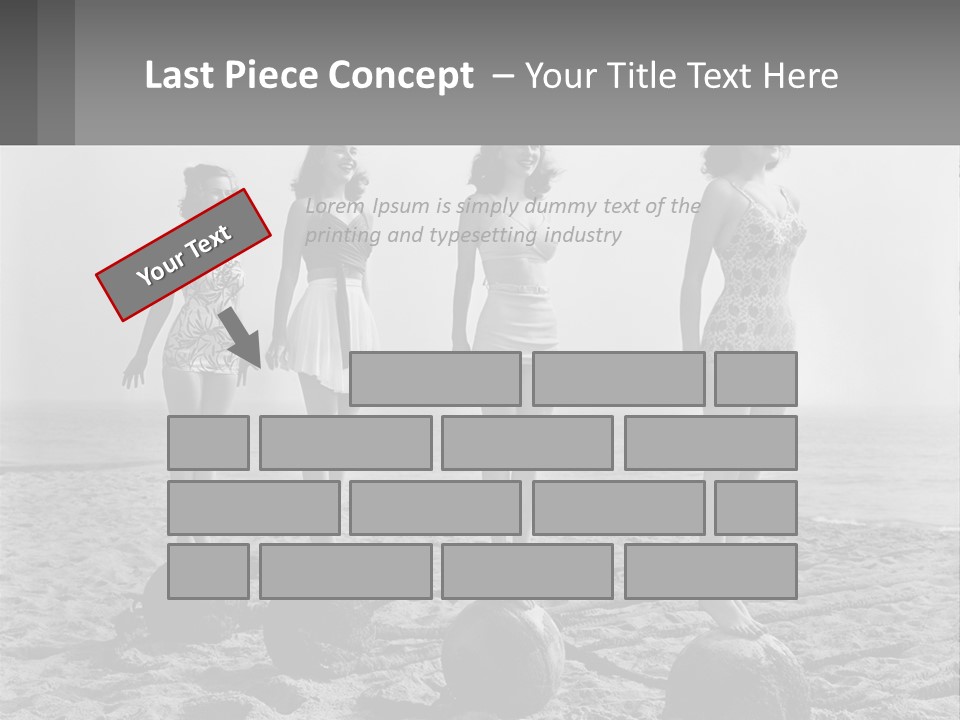 Standing Peaceful Lifestyle PowerPoint Template