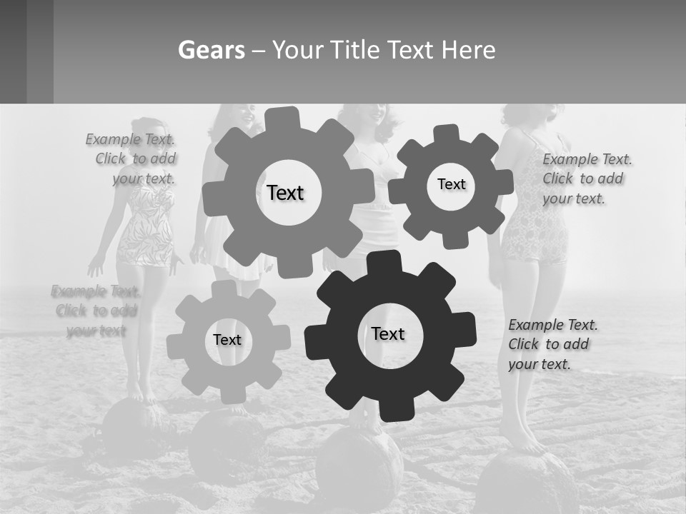 Standing Peaceful Lifestyle PowerPoint Template