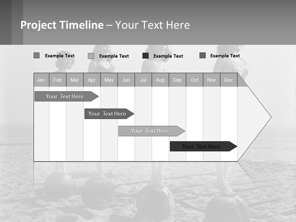 Standing Peaceful Lifestyle PowerPoint Template