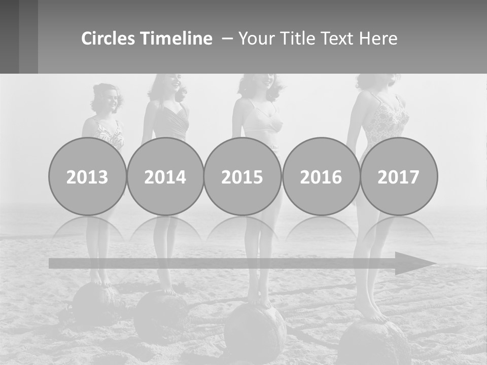 Standing Peaceful Lifestyle PowerPoint Template