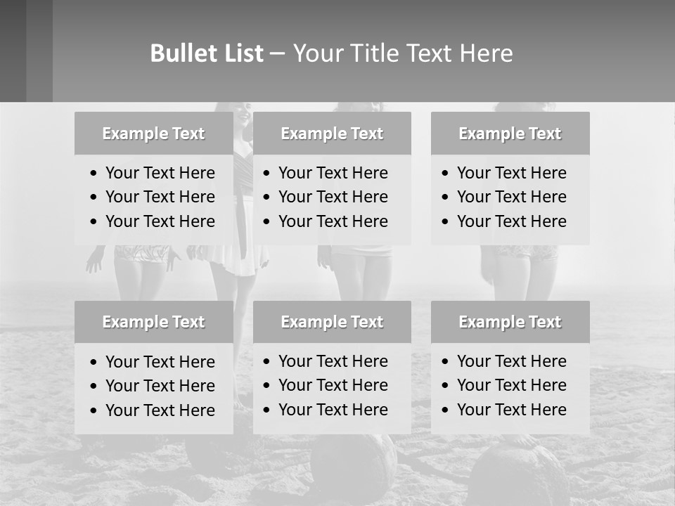 Standing Peaceful Lifestyle PowerPoint Template