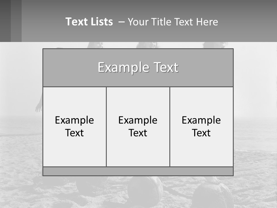 Standing Peaceful Lifestyle PowerPoint Template