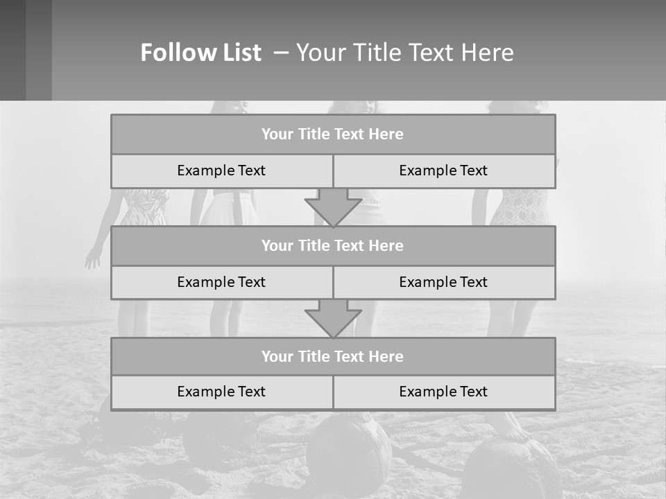 Standing Peaceful Lifestyle PowerPoint Template