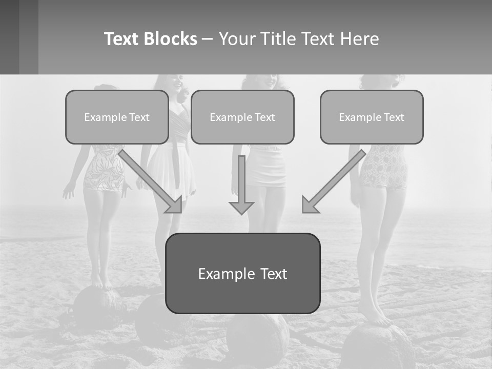Standing Peaceful Lifestyle PowerPoint Template