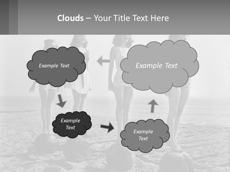 Standing Peaceful Lifestyle PowerPoint Template
