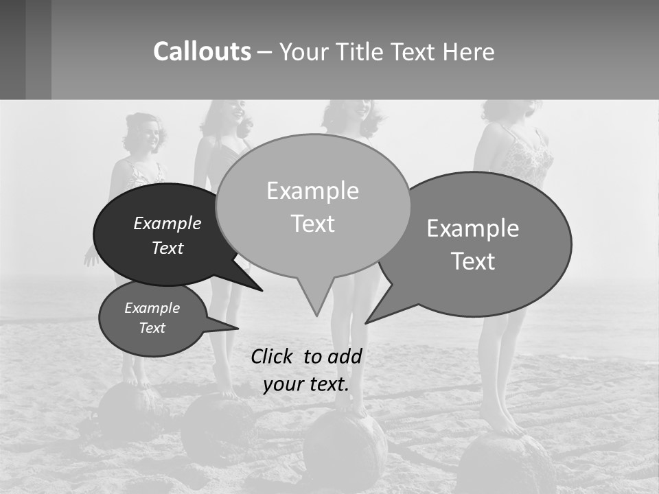 Standing Peaceful Lifestyle PowerPoint Template