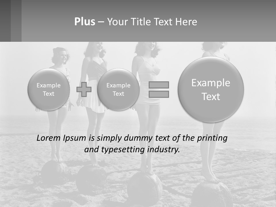 Standing Peaceful Lifestyle PowerPoint Template