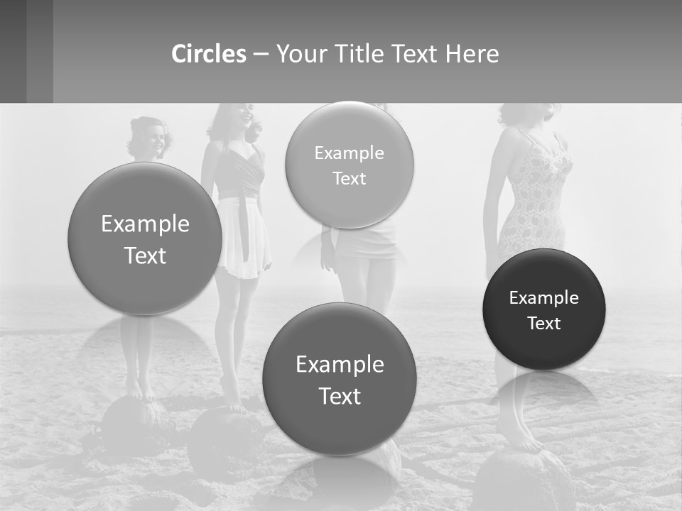Standing Peaceful Lifestyle PowerPoint Template