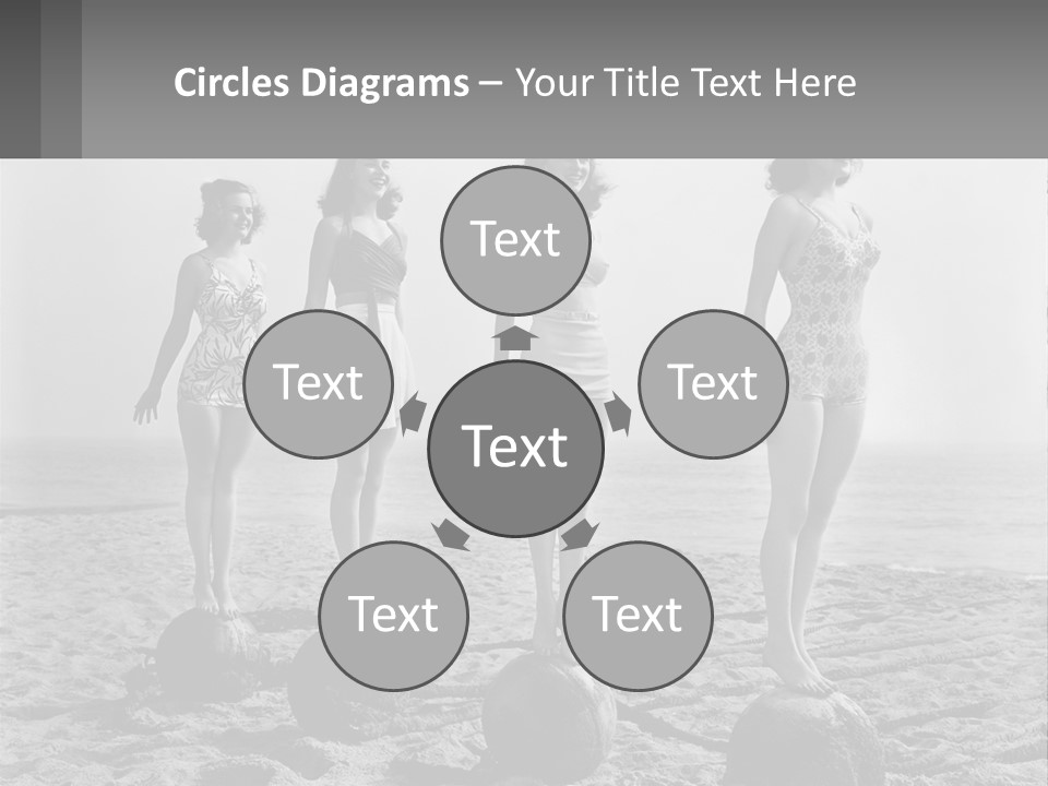 Standing Peaceful Lifestyle PowerPoint Template