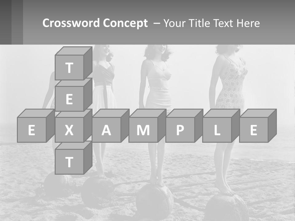 Standing Peaceful Lifestyle PowerPoint Template