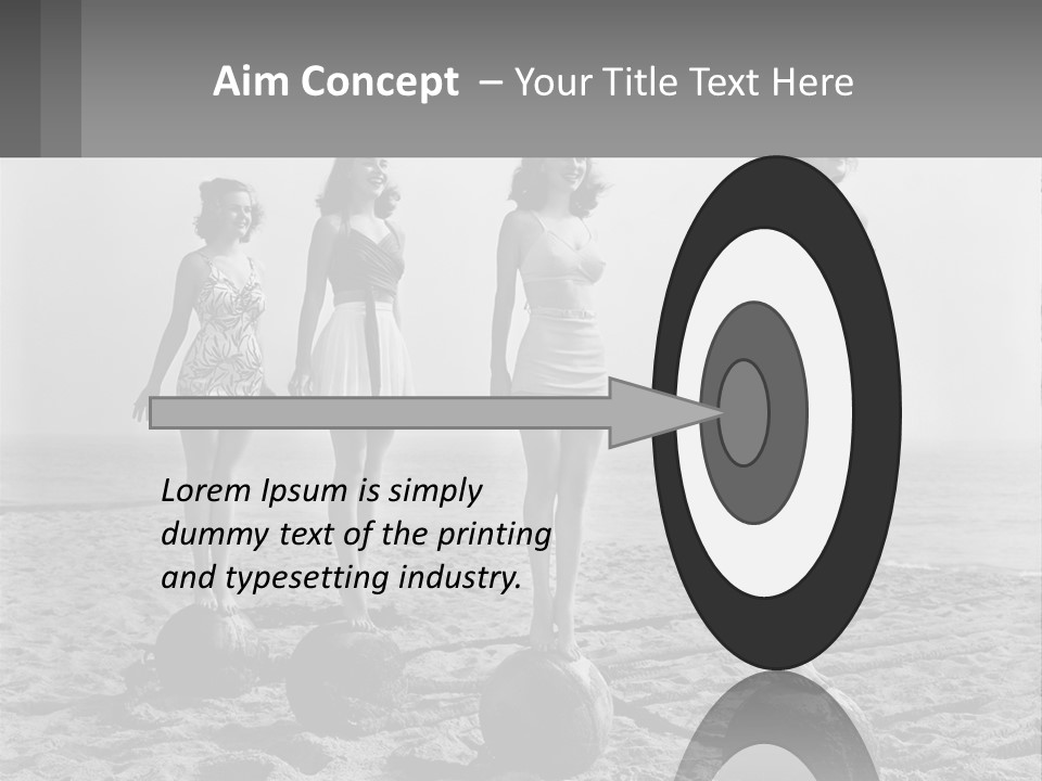 Standing Peaceful Lifestyle PowerPoint Template