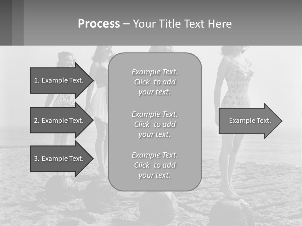 Standing Peaceful Lifestyle PowerPoint Template