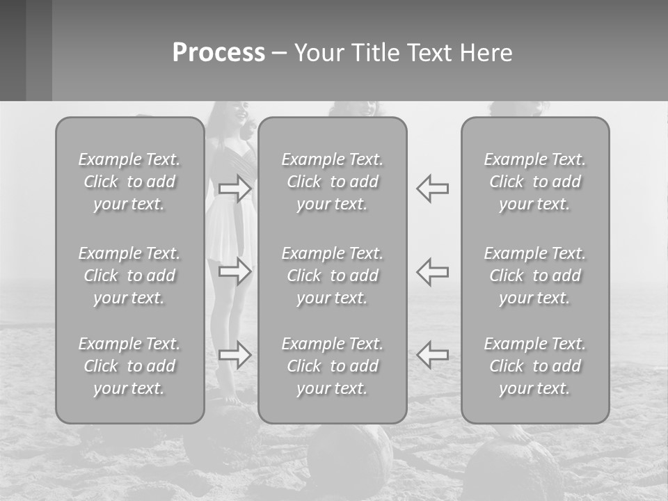 Standing Peaceful Lifestyle PowerPoint Template