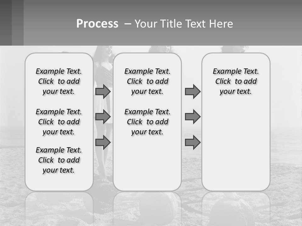 Standing Peaceful Lifestyle PowerPoint Template