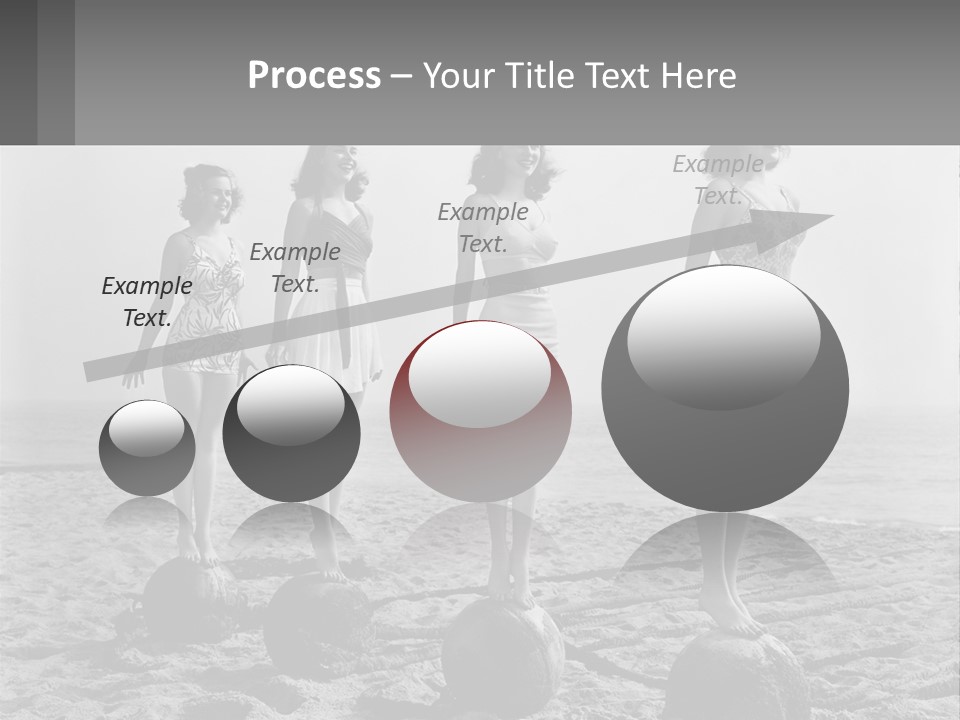 Standing Peaceful Lifestyle PowerPoint Template