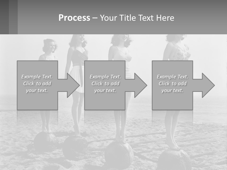 Standing Peaceful Lifestyle PowerPoint Template