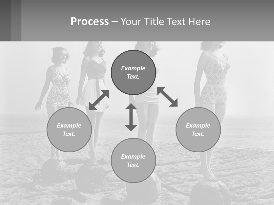 Standing Peaceful Lifestyle PowerPoint Template