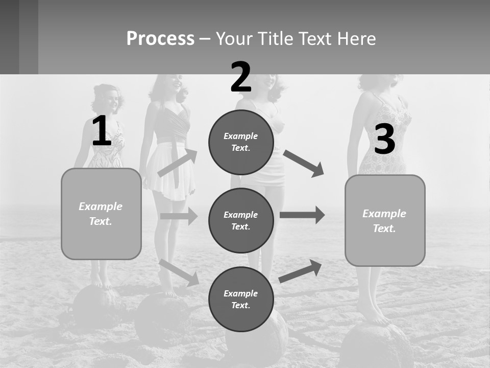 Standing Peaceful Lifestyle PowerPoint Template