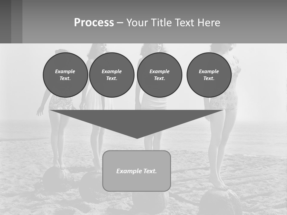 Standing Peaceful Lifestyle PowerPoint Template