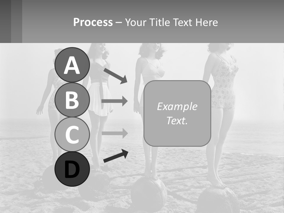 Standing Peaceful Lifestyle PowerPoint Template