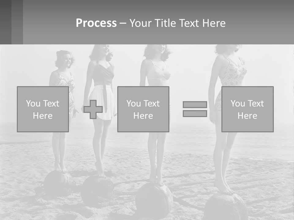 Standing Peaceful Lifestyle PowerPoint Template