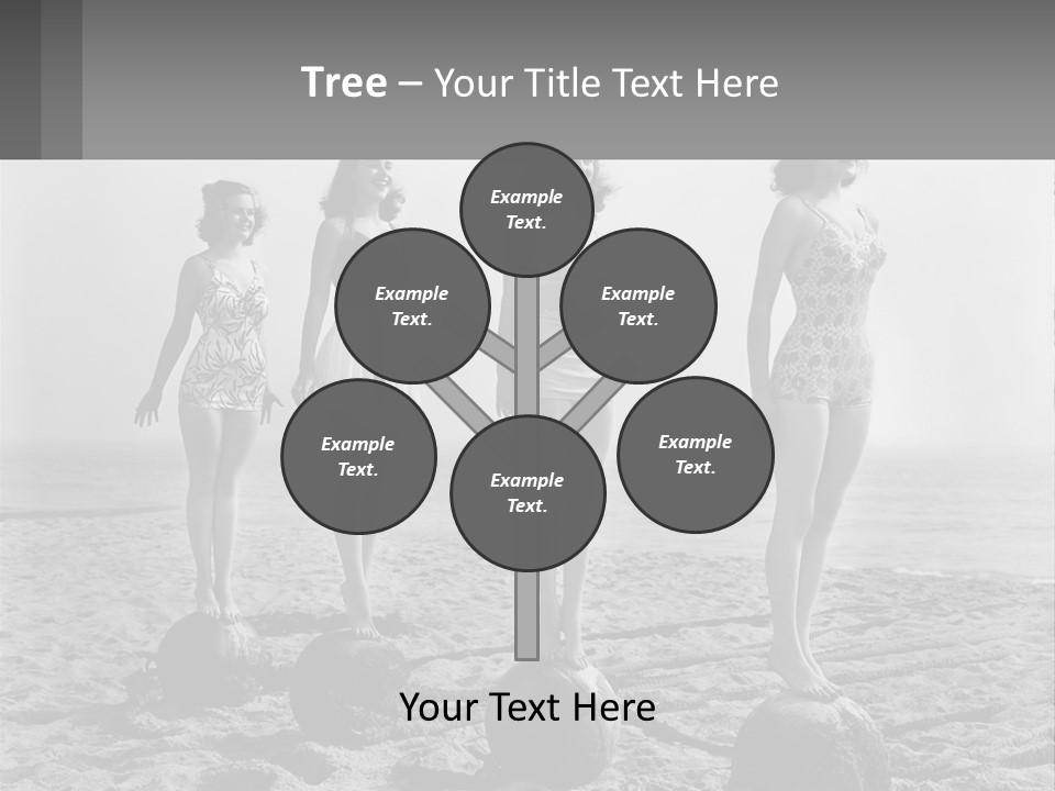 Standing Peaceful Lifestyle PowerPoint Template