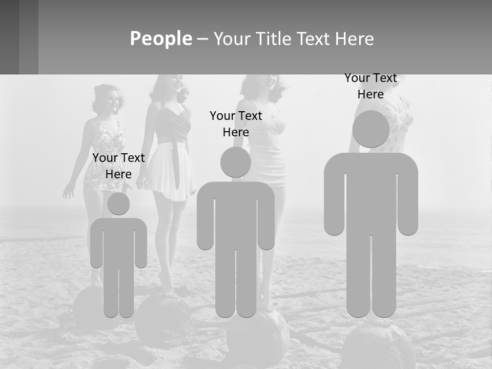 Standing Peaceful Lifestyle PowerPoint Template