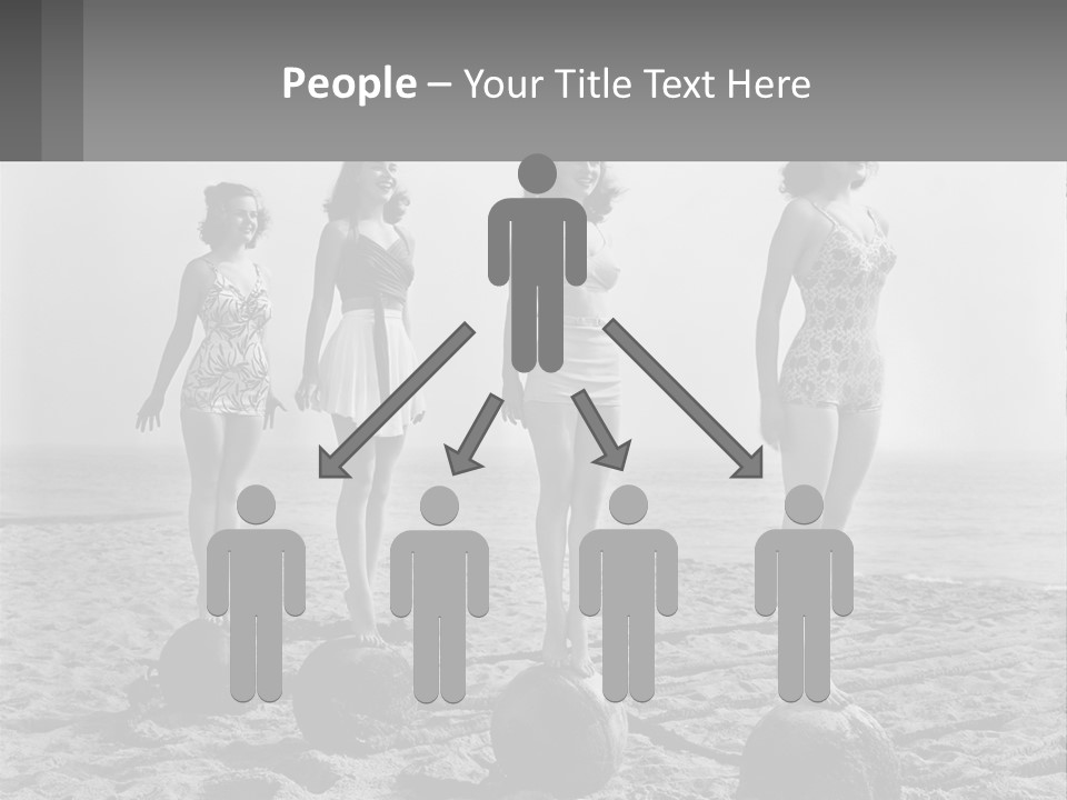 Standing Peaceful Lifestyle PowerPoint Template