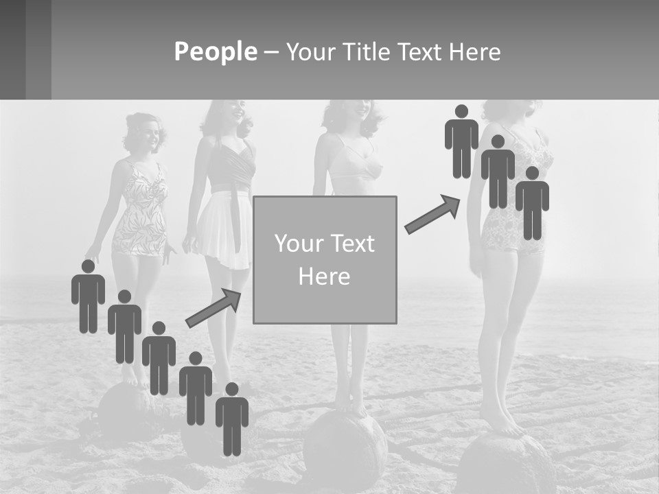 Standing Peaceful Lifestyle PowerPoint Template