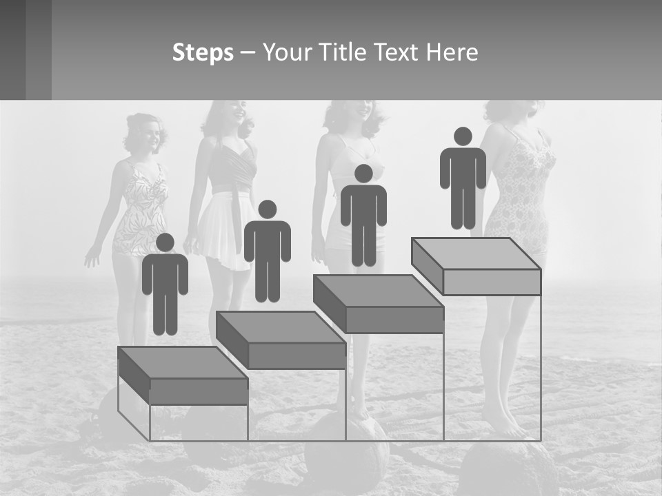 Standing Peaceful Lifestyle PowerPoint Template