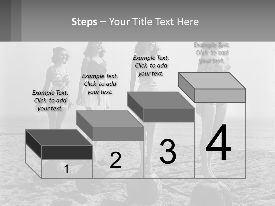 Standing Peaceful Lifestyle PowerPoint Template